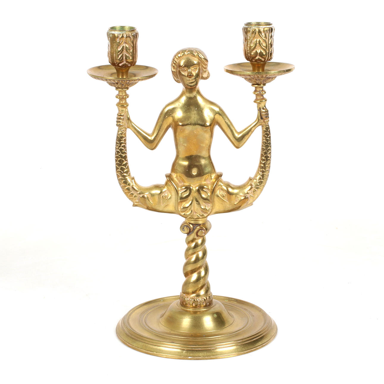 CANDLESTICK, brass, 20th century.