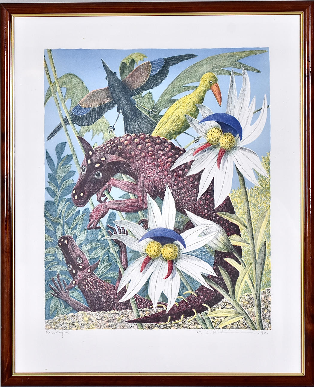 KARL AXEL PEHRSON. Colour lithograph.