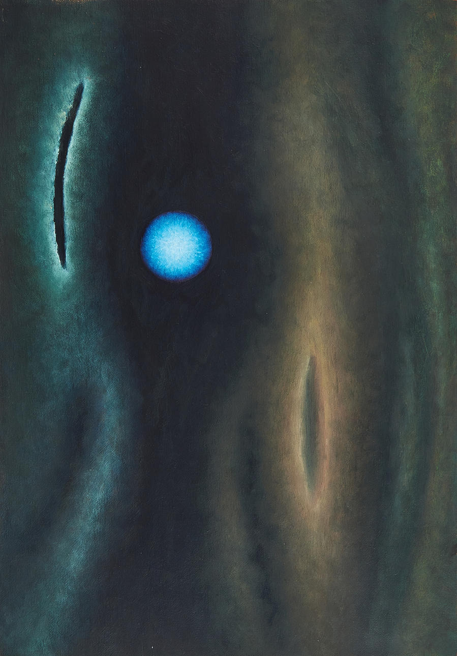 LENA MALMSTEN (1948-2024). Blue planet.