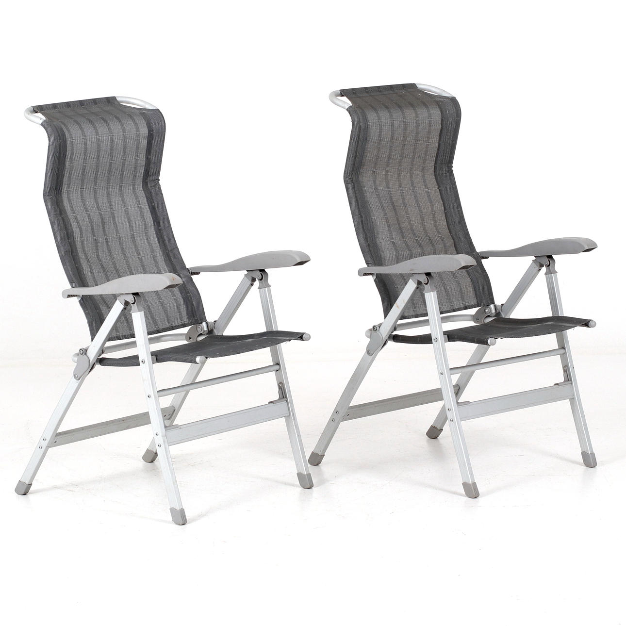 DECK/SUN LOUNGERS, 2 pcs, 19th/20th century.