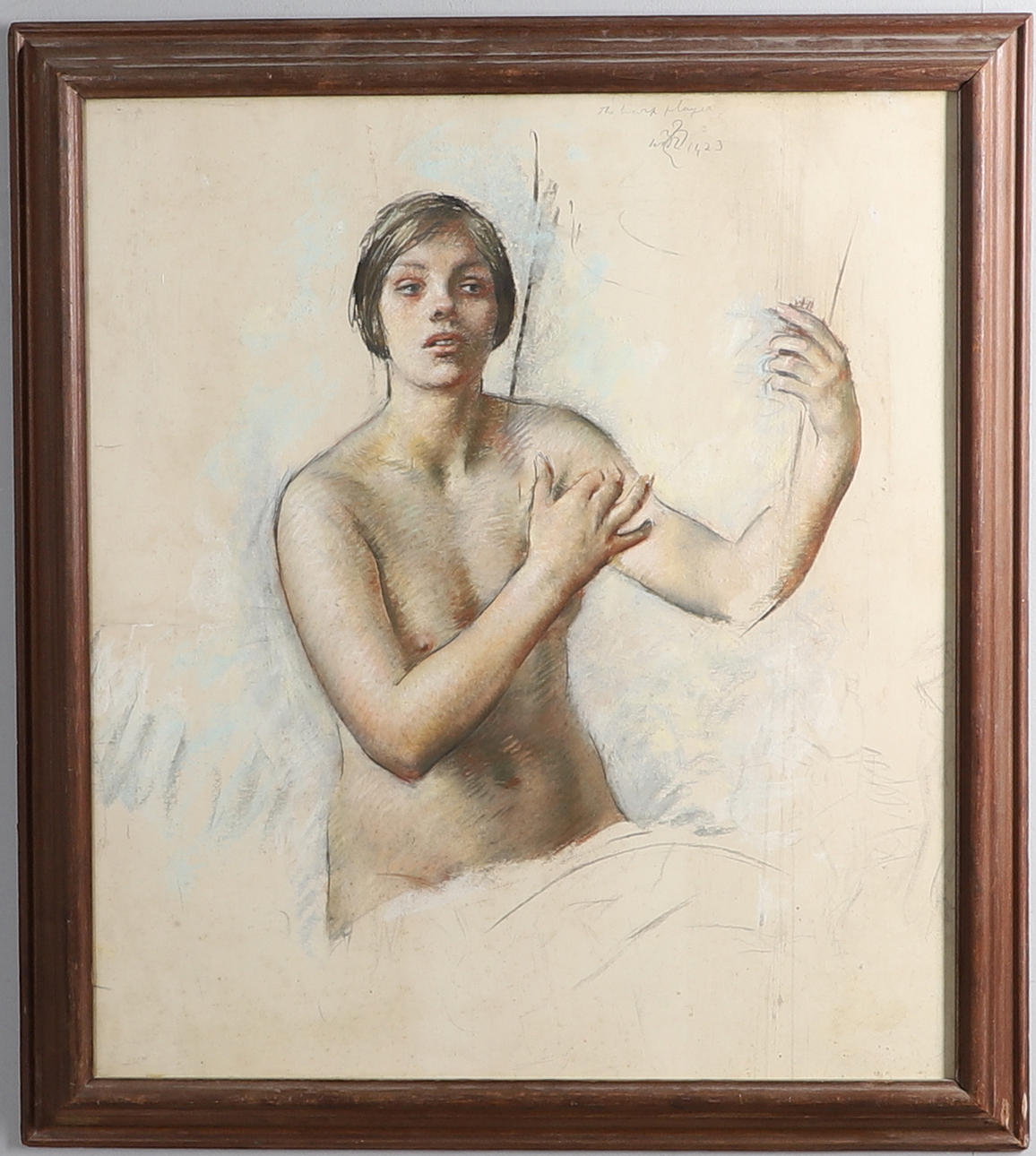WILLIAM BRUCE ELLIS RANKEN (1881-1941). 'THE HARP PLAYER'.