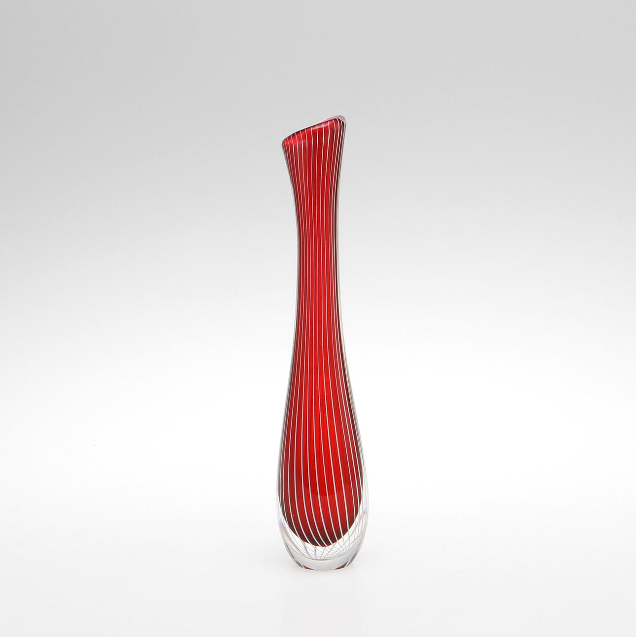 VAS, glas, Vicke Lindstrand, Kosta, sign.