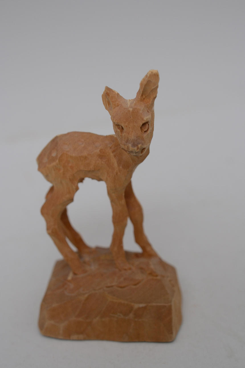 ERIK REIMHULT, SKULPTUR RÅDJURSKID.