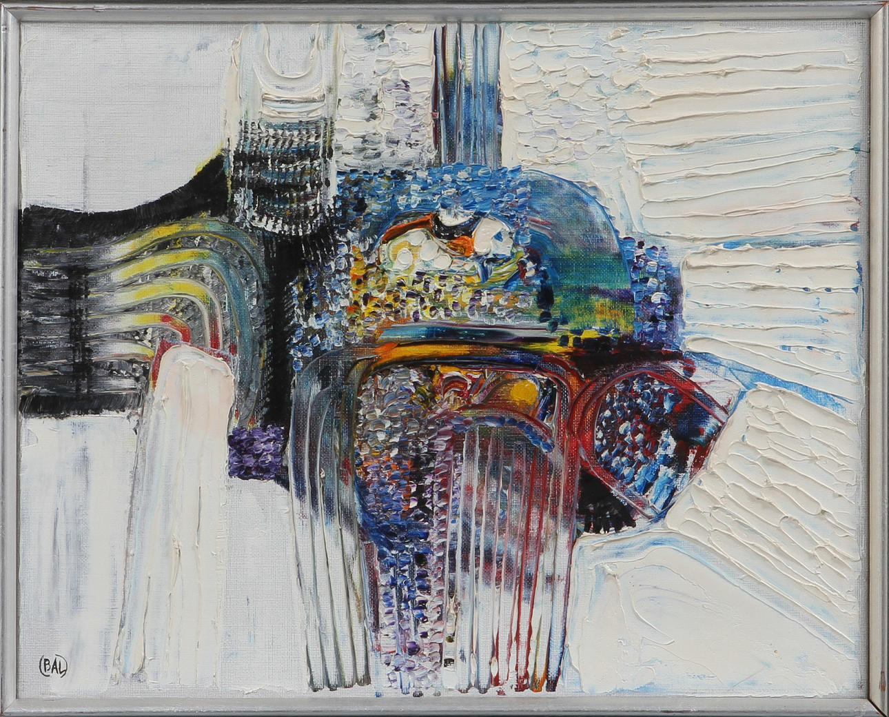 BENGT ARNE LINDEROS. "Bild vid havet", olja på duk, signerad BAL.