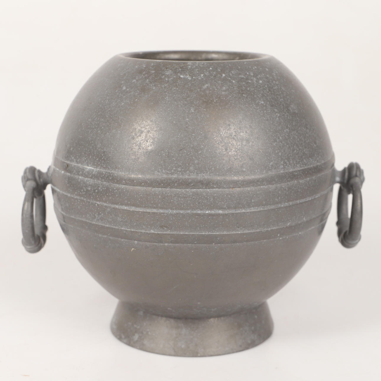 VASE, pewter, GAB, 1938.