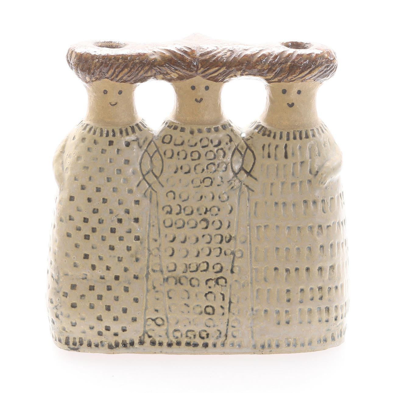 LISA LARSON. Figurine, "three ladies", Gustavsberg studio.