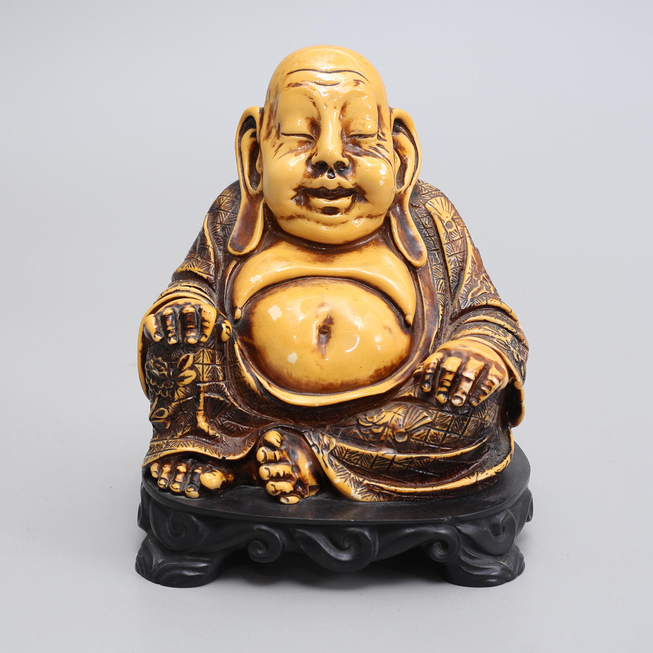 SCULPTURE, Buddha, composition material.