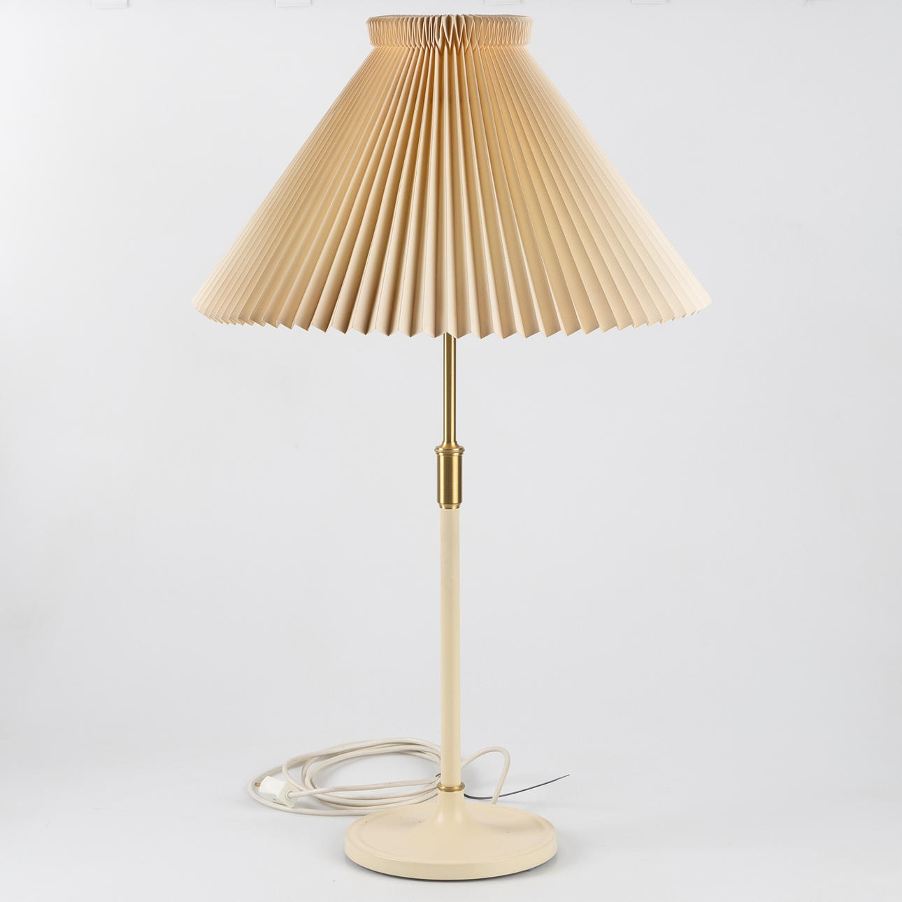 AAGE PETERSEN. Table lamp, model 328, Le Klint, Denmark.