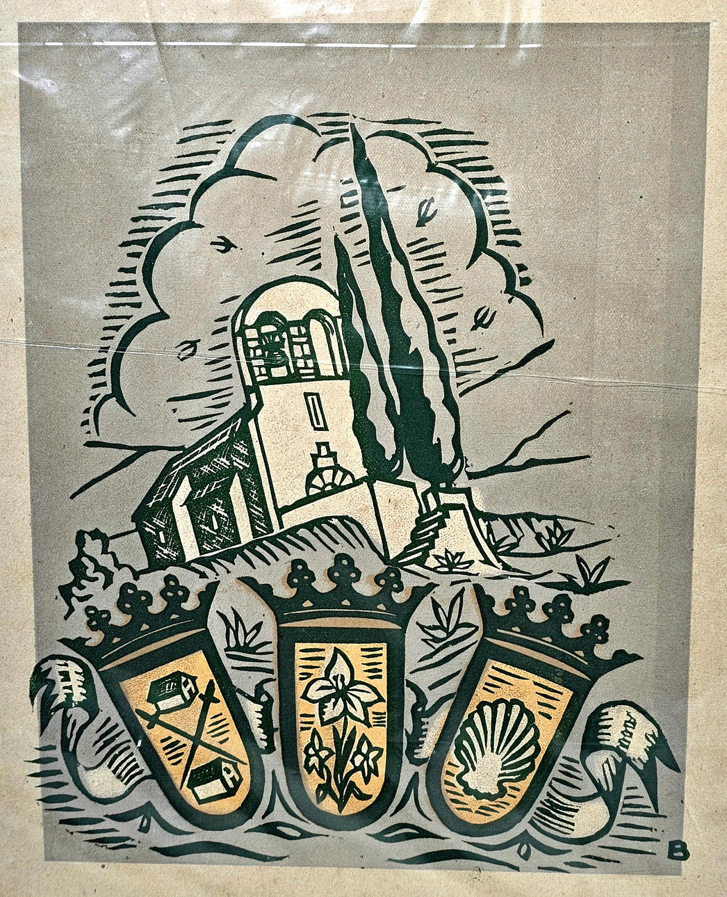 "San Medin". Original poster, 1950.