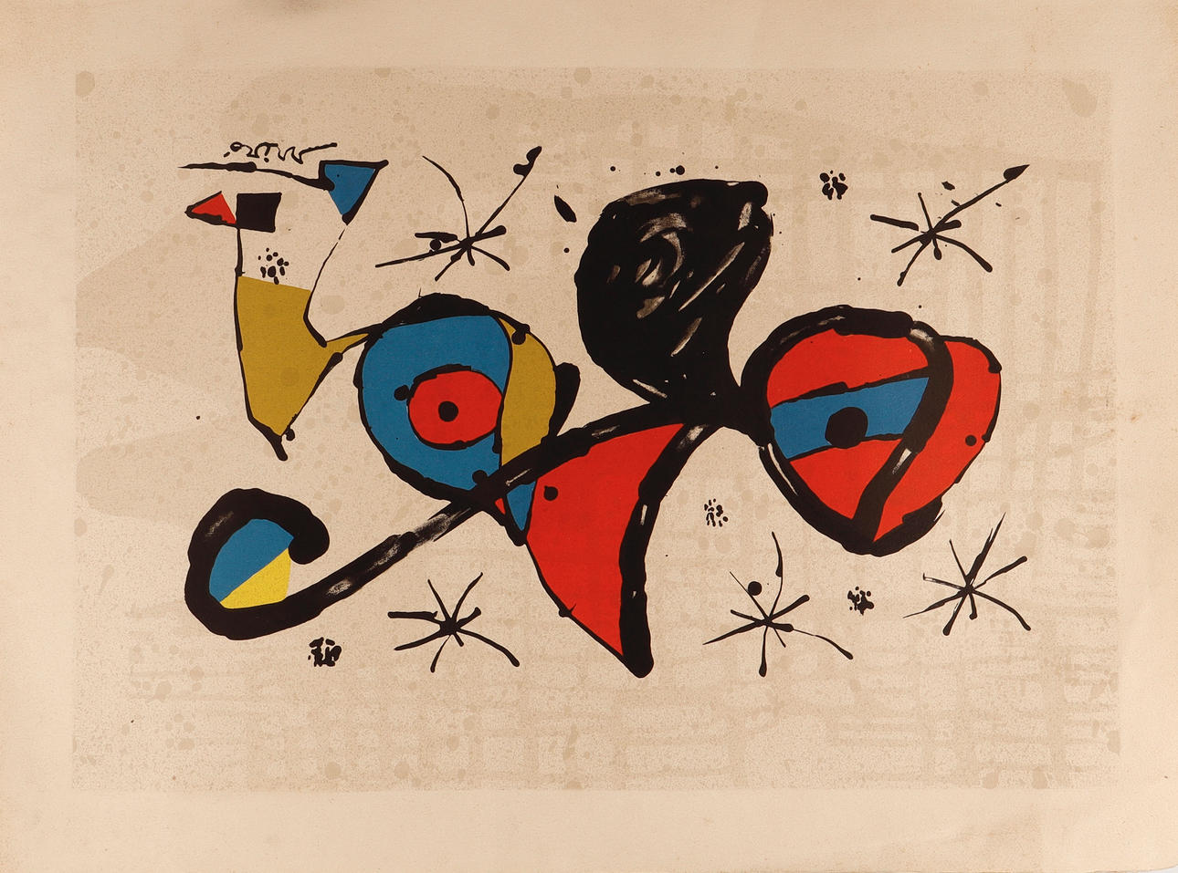 JOAN MIRÓ. Untitled.