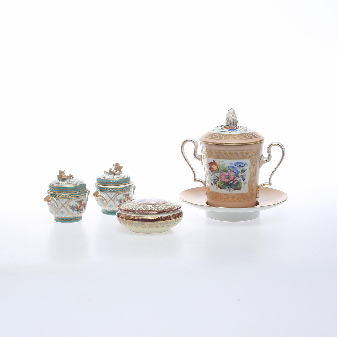 PARTI PORSLIN, 4 delar, Frankrike, 1900-tal.