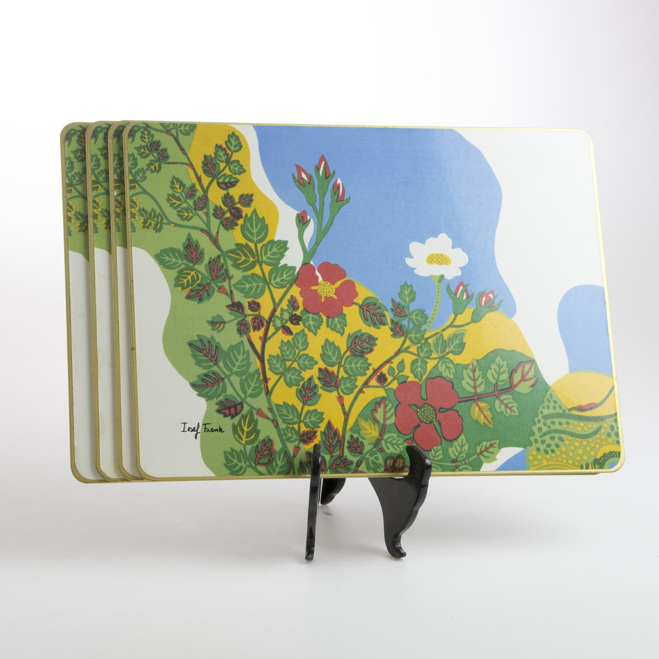TABLETTER, 4 stycken, design Josef Frank.