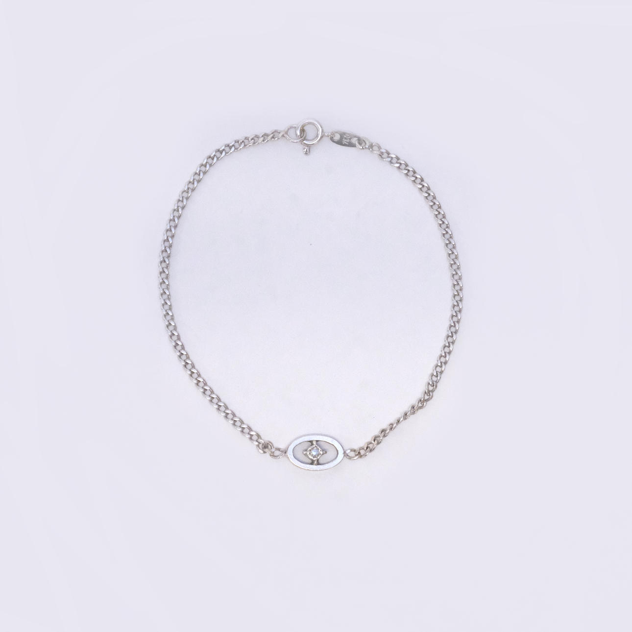 DIAMOND BRACELET, 18K WHITE GOLD.