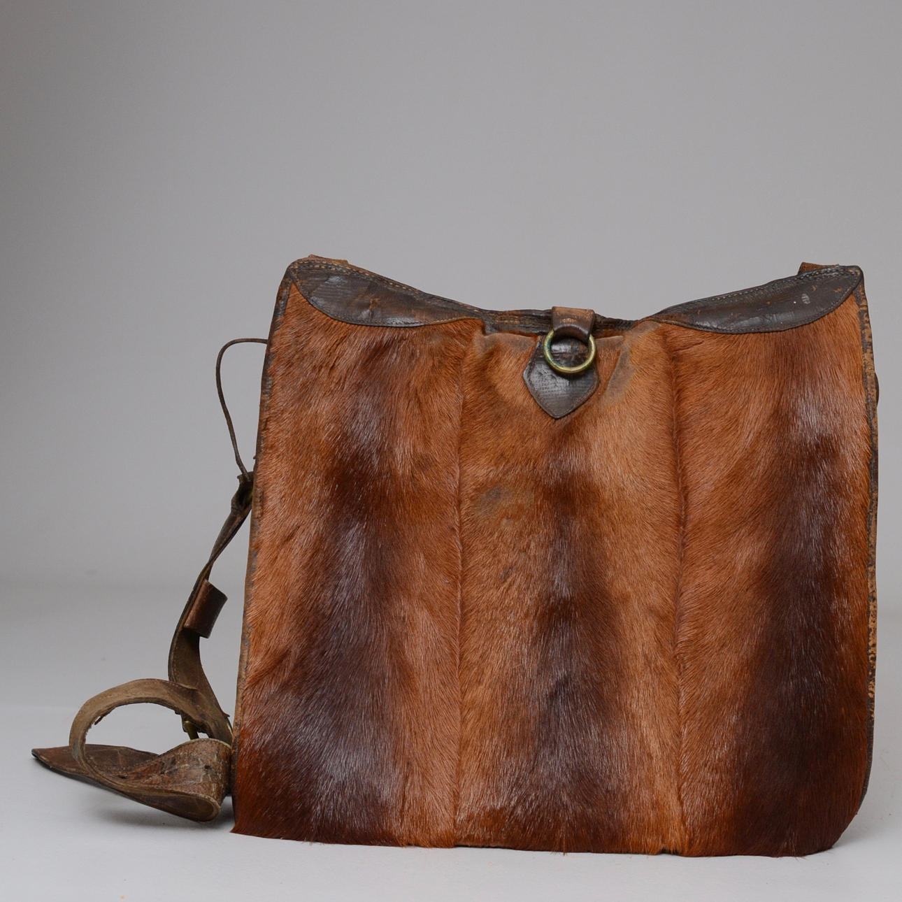 JAKTVÄSKA, antik, 1800-tal.