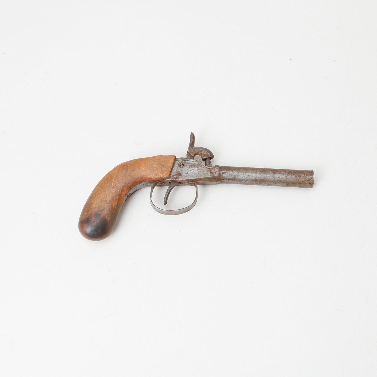 PERCUSSION PISTOL, 19th century.