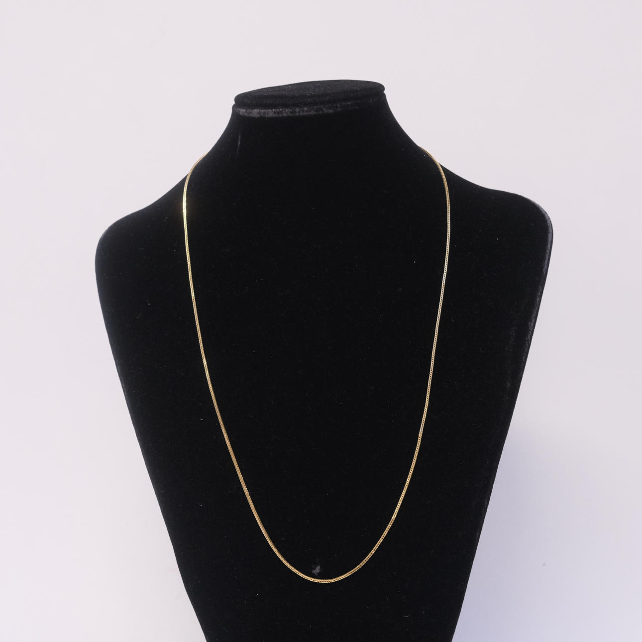 NECKLACE, FOXTAIL, 18K GOLD.