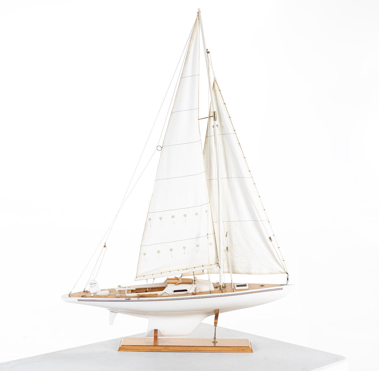MODEL SAILBOAT, wood.