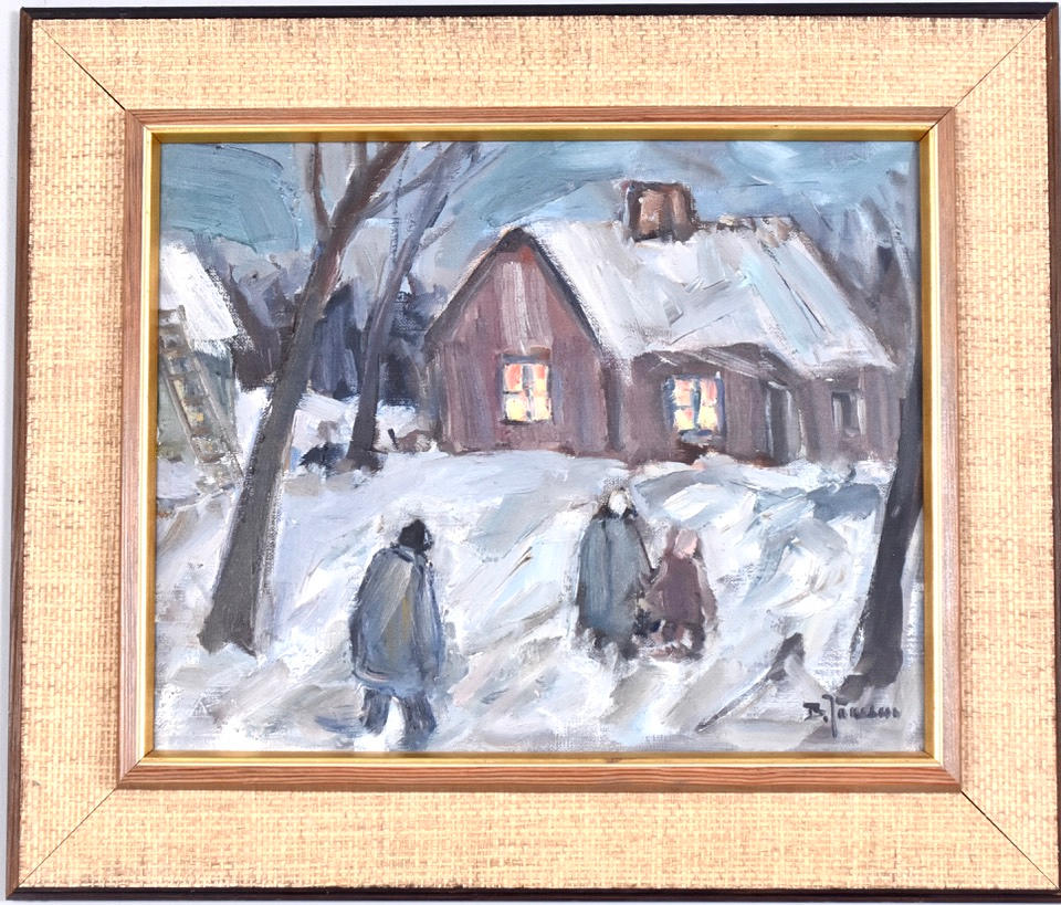 BROR JÖNSSON. Oil on canvas.