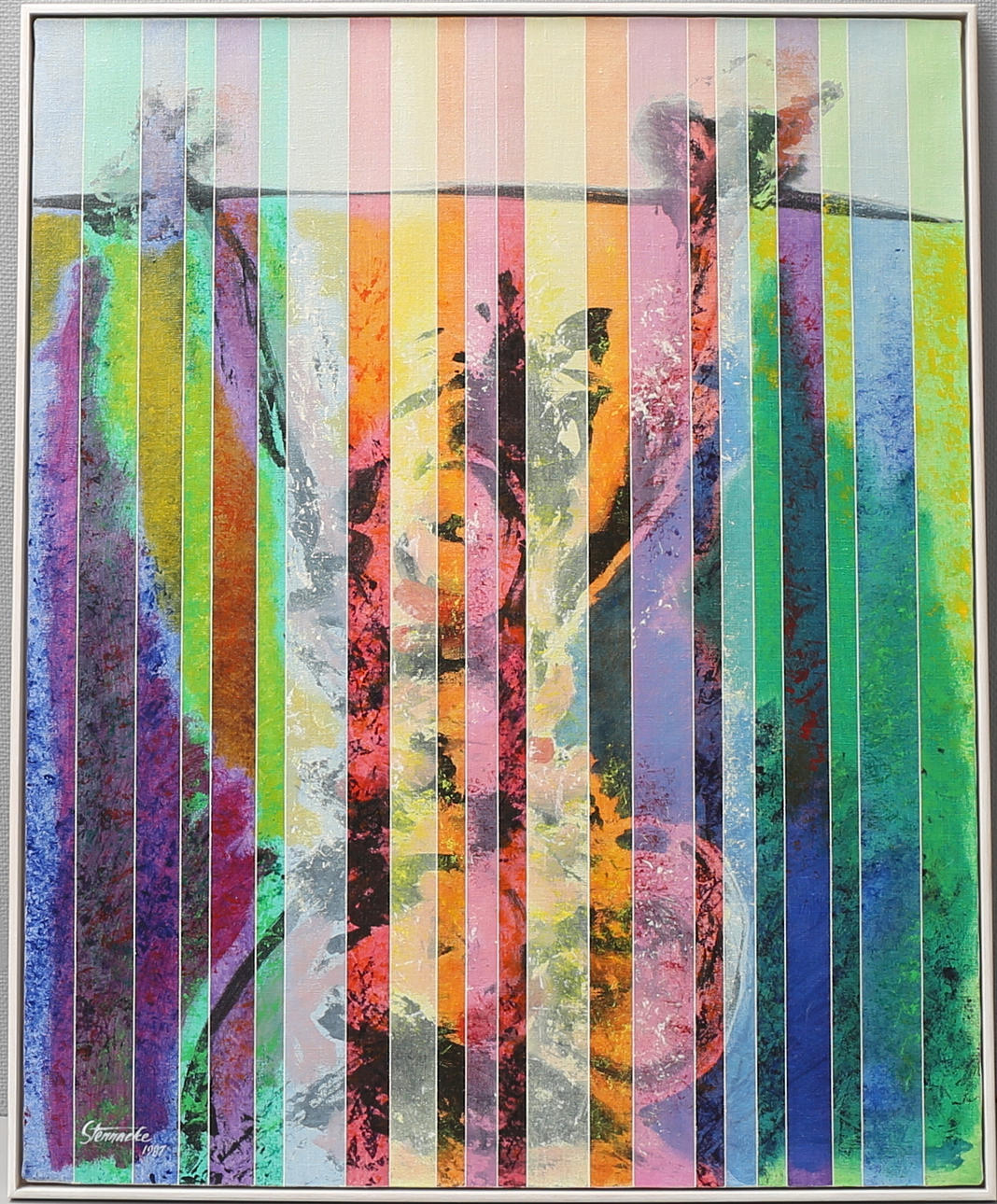 HANS LINDGREN. Olja på duk, signerad "Stennacke", daterad 1987.