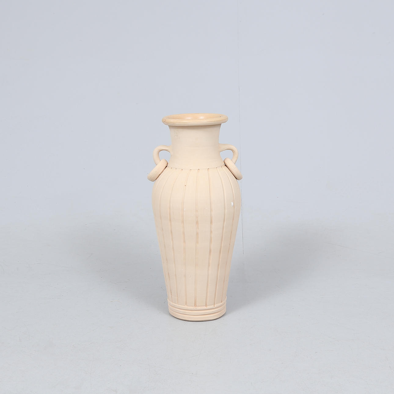 GARDEN URN, terracotta, hand-thrown.