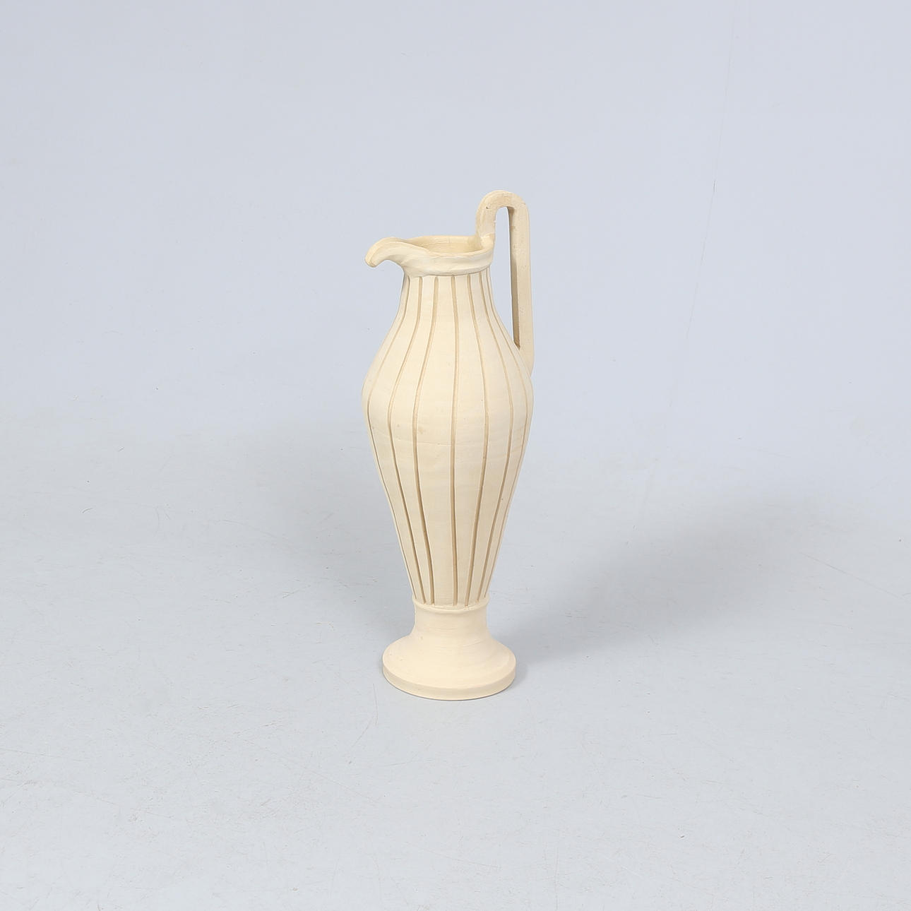 GARDEN URN, terracotta, hand-thrown.