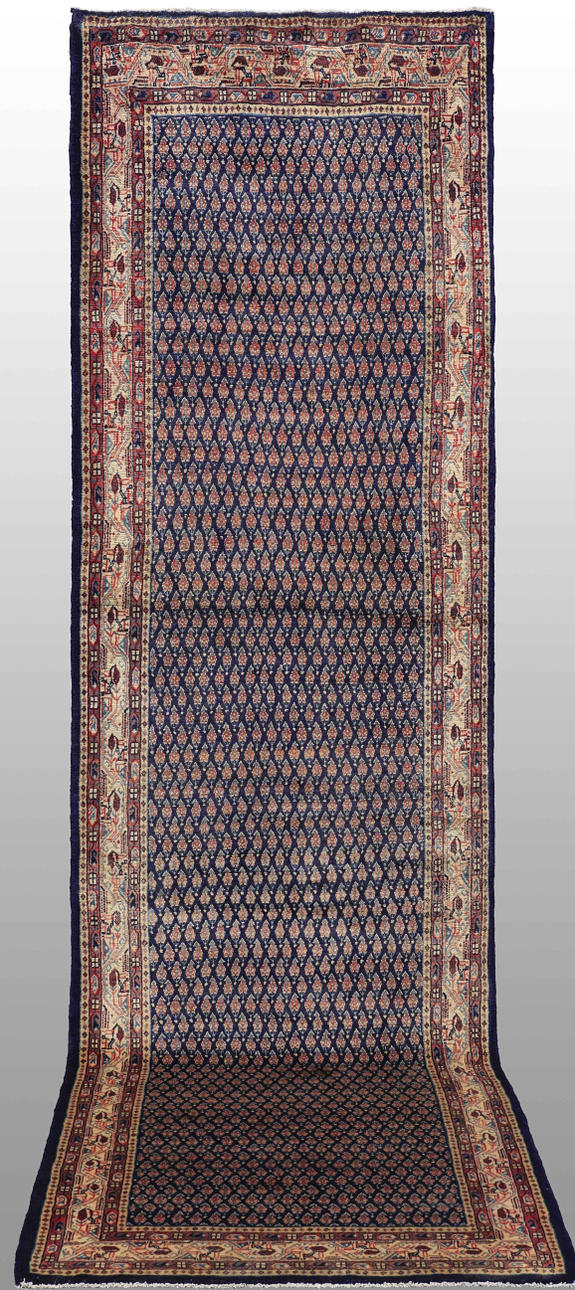 MATTA, persisk, saruk-mir, 410 x 112 cm.