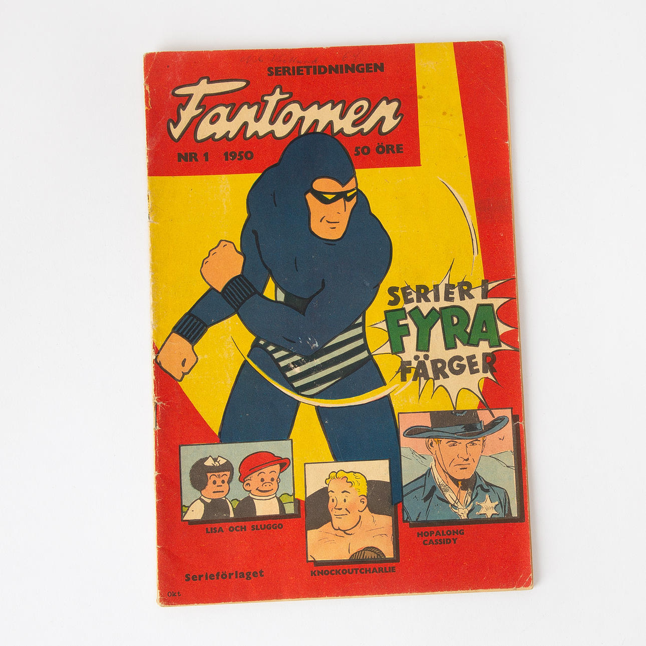 COMIC BOOK. Fantomen, no. 1, 1950.