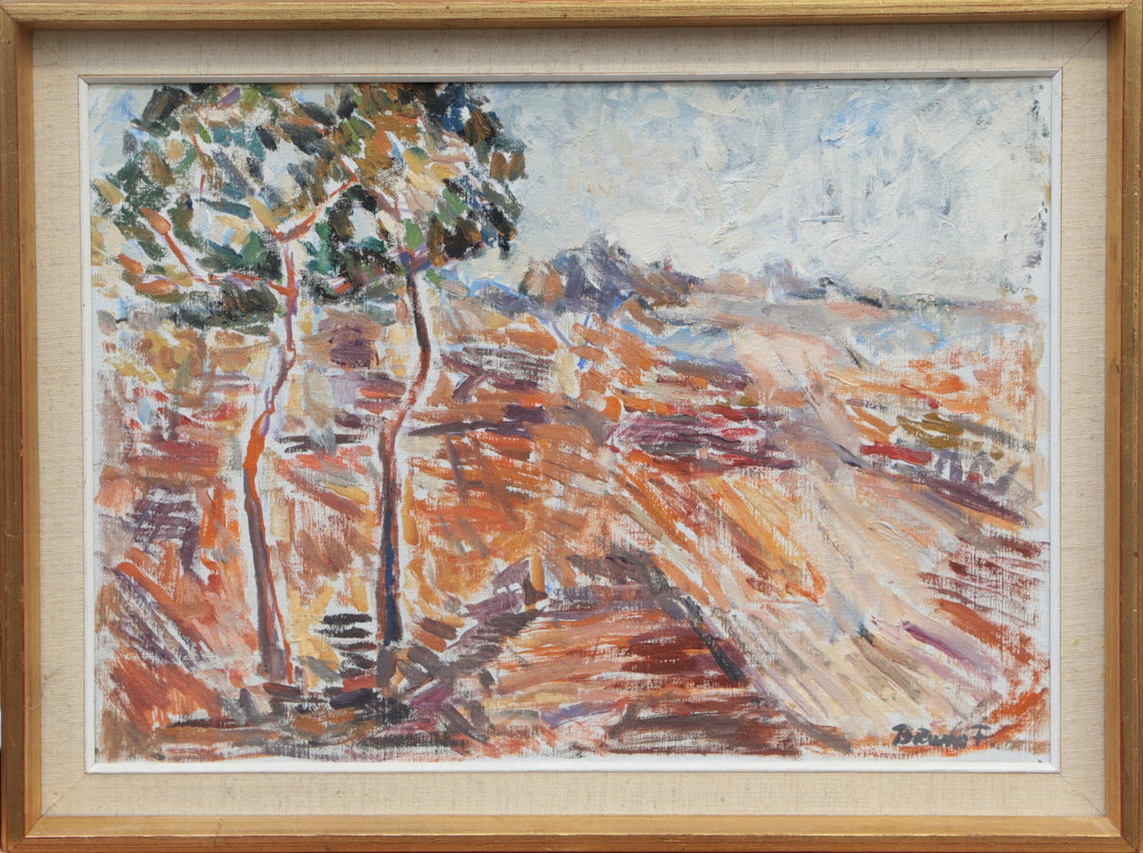 BRUNO FAGERLUND. OIL, on canvas, signed.