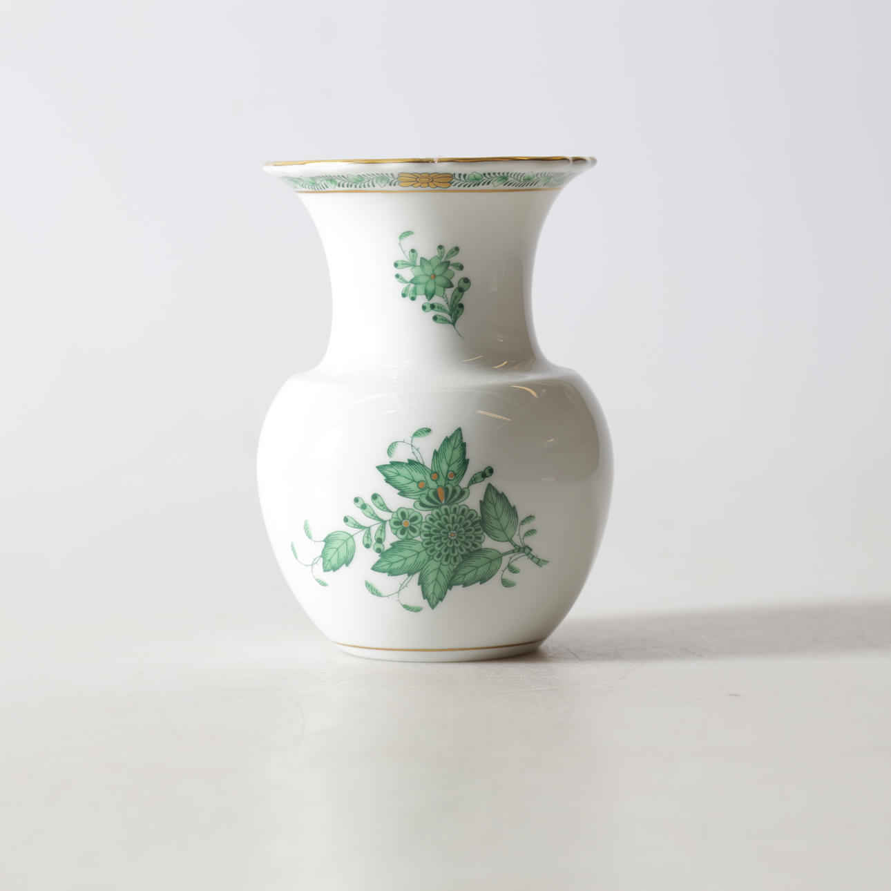 VASE, porcelain, Herend, Hungary.