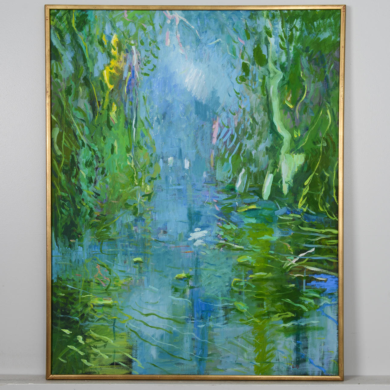 LENNART MALMSTRÖM. "Panama II", olja på duk, 1900-talets andra del