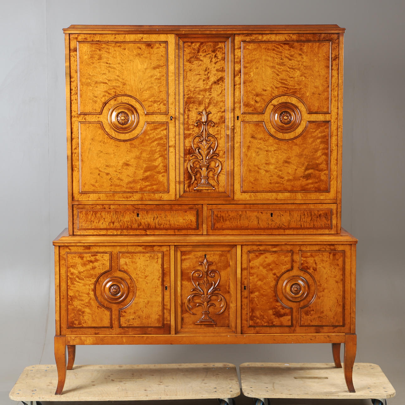 CABINET, birch, Swedish Grace 1920s/30s.