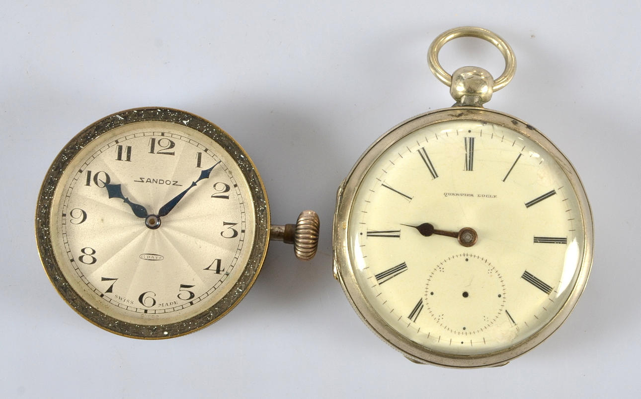 PANELUR, Sandoz, 8-dagars, samt fickur.