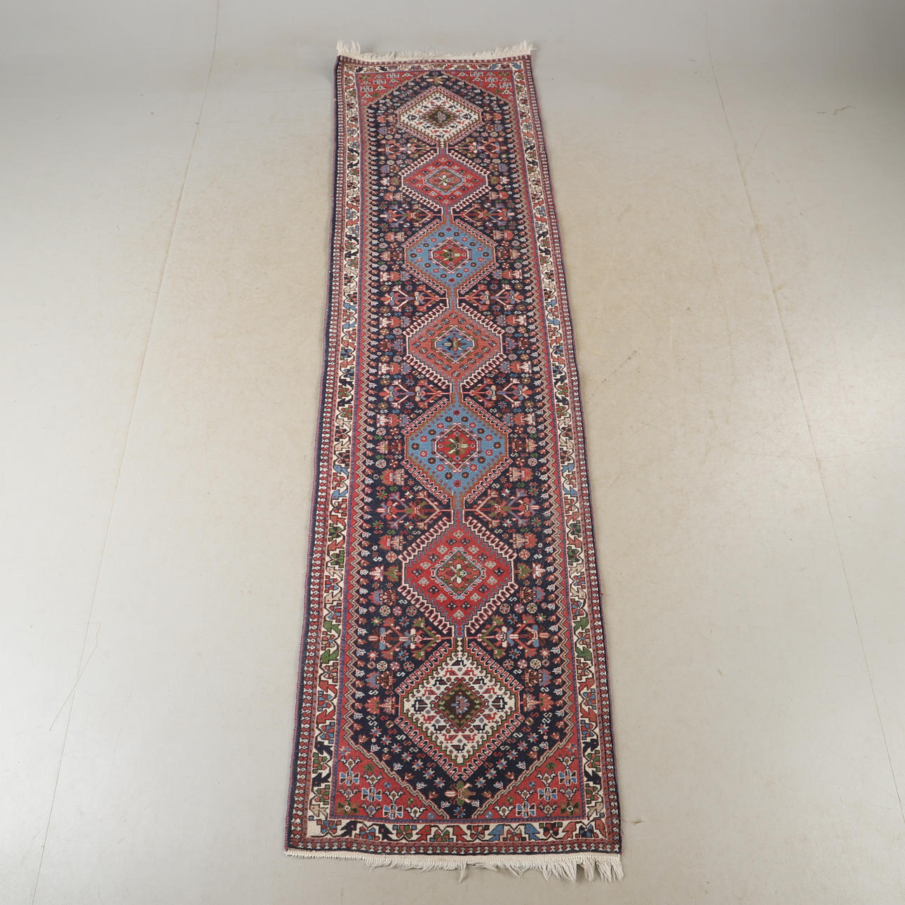 CARPET, Oriental, gallery, 293 x 78 cm.