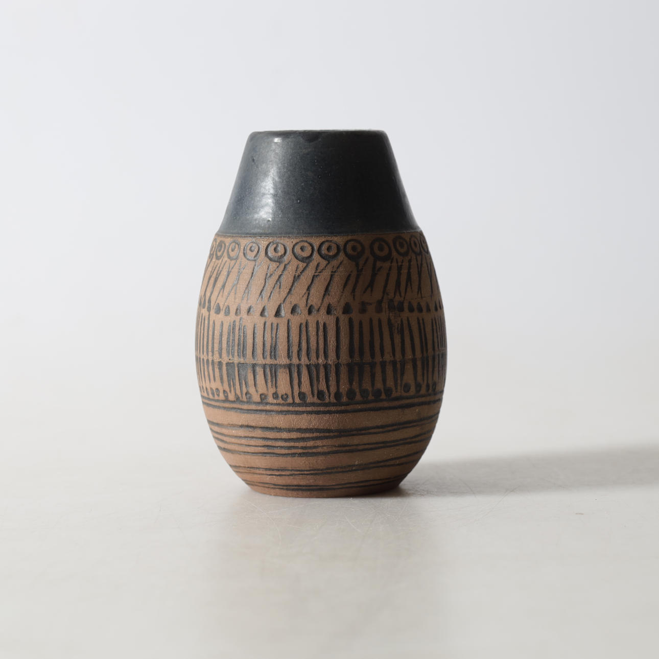 LISA LARSON. vase, stoneware, "Granada", Gustavsberg.