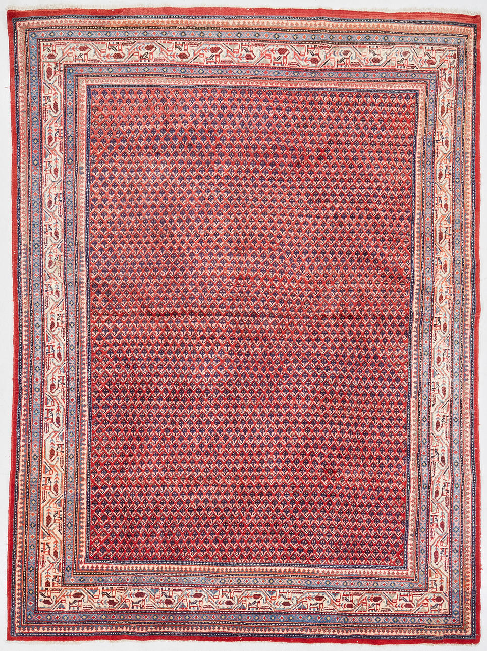 CARPET, Sarouk Mir, old, approx. 330x240 cm.