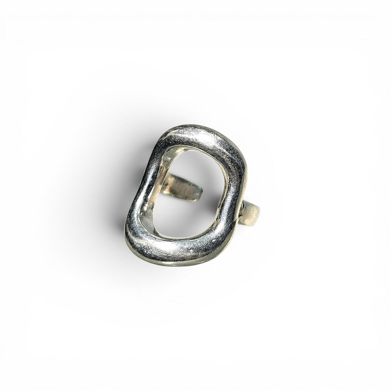 Unique design sterling silver ring.