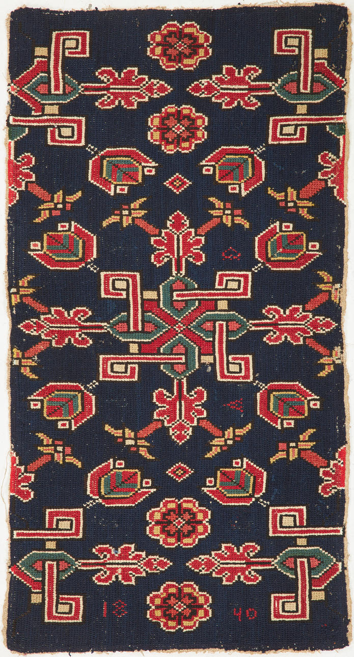 CUSHION. Scania, 1840s.