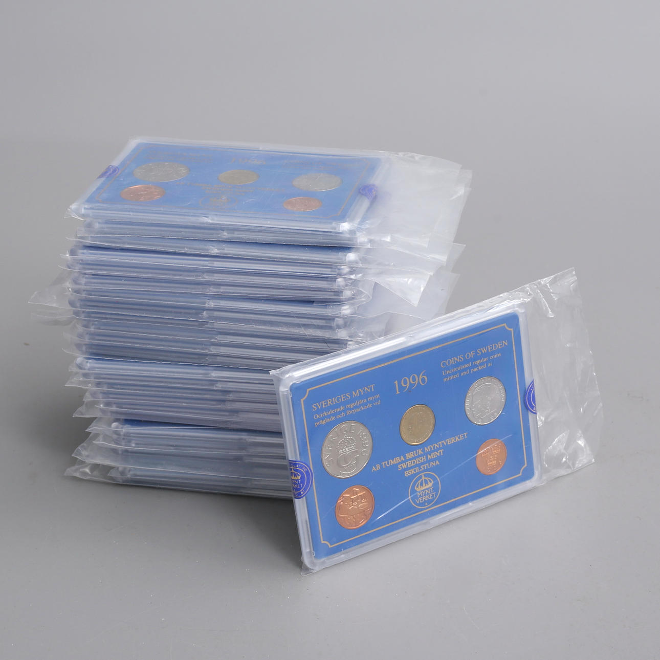 COIN SETS, 25 pcs, Sweden, 1996-2007.