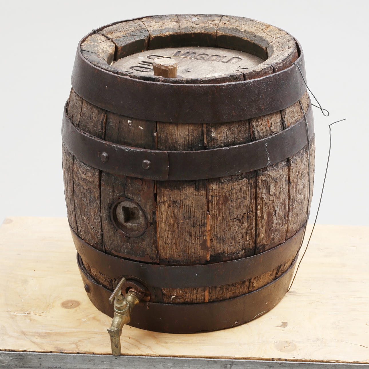 BEER BARREL, 19th/20th century, marked with Vasold.