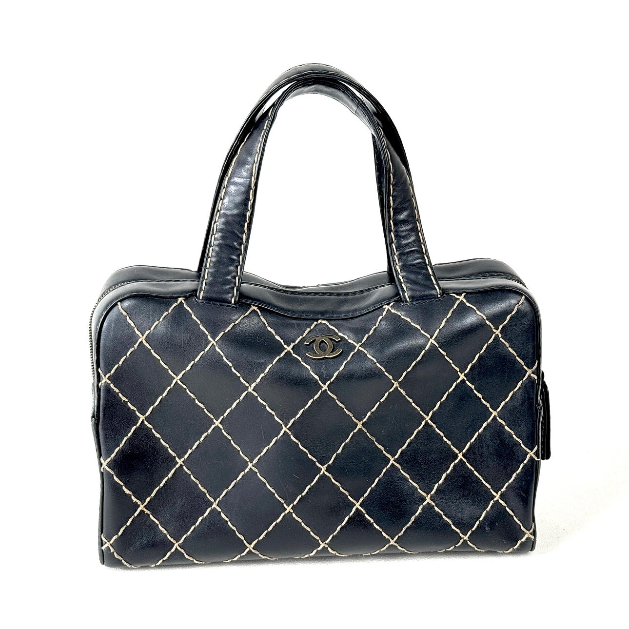 CHANEL WILD STITCH HAND BAG.