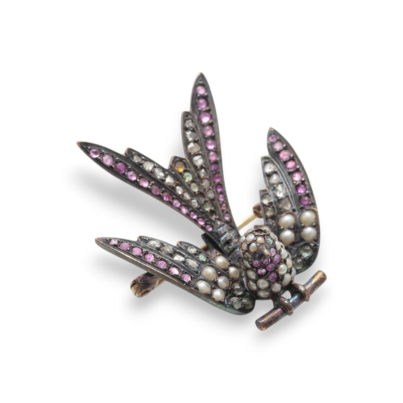 Swallow-shaped brooch, early 20th Century.