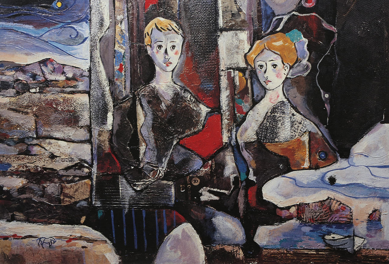 MIGUEL TORNER DE SEMIR. Two girls.
