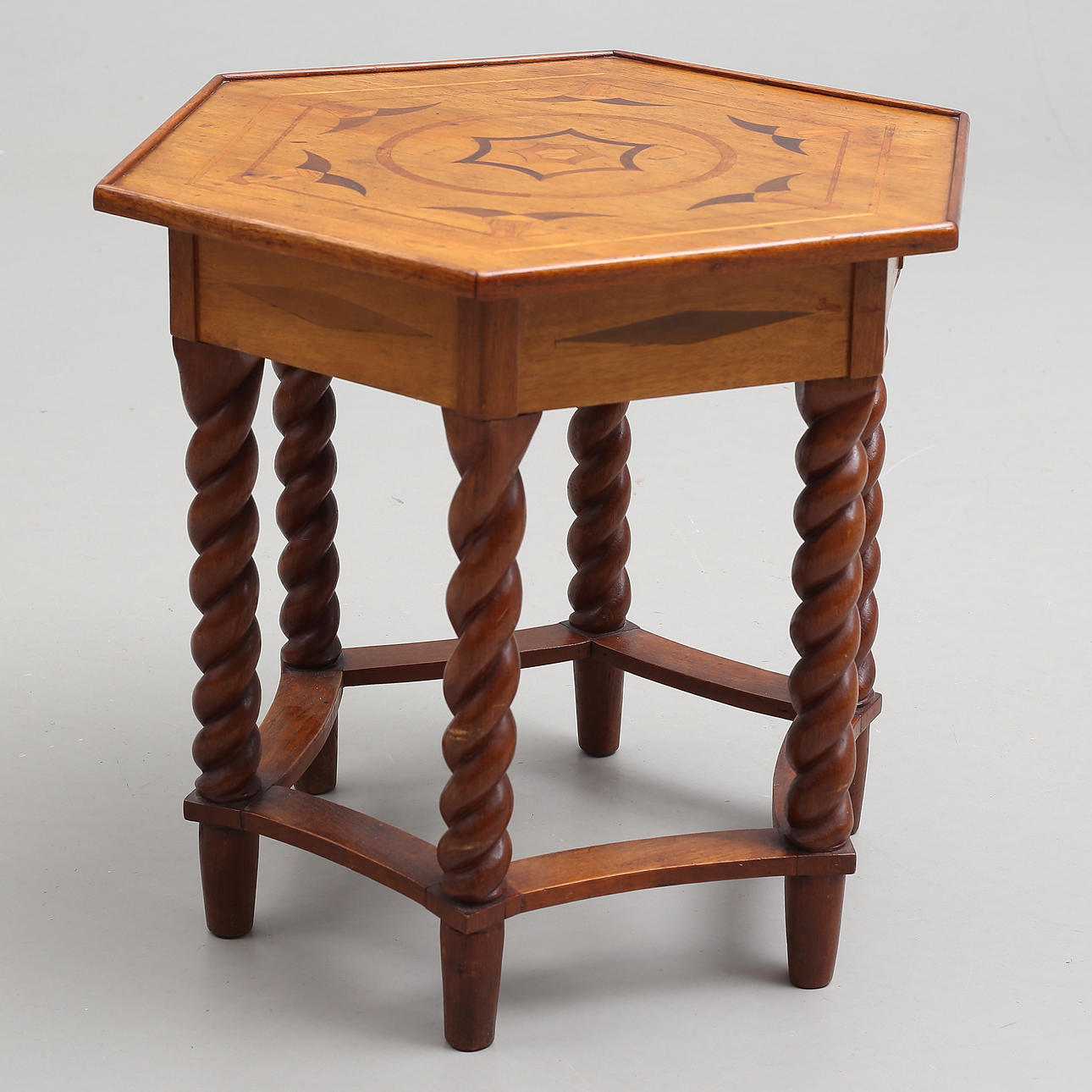 TABLE with MARQUETRY, Baroque style.