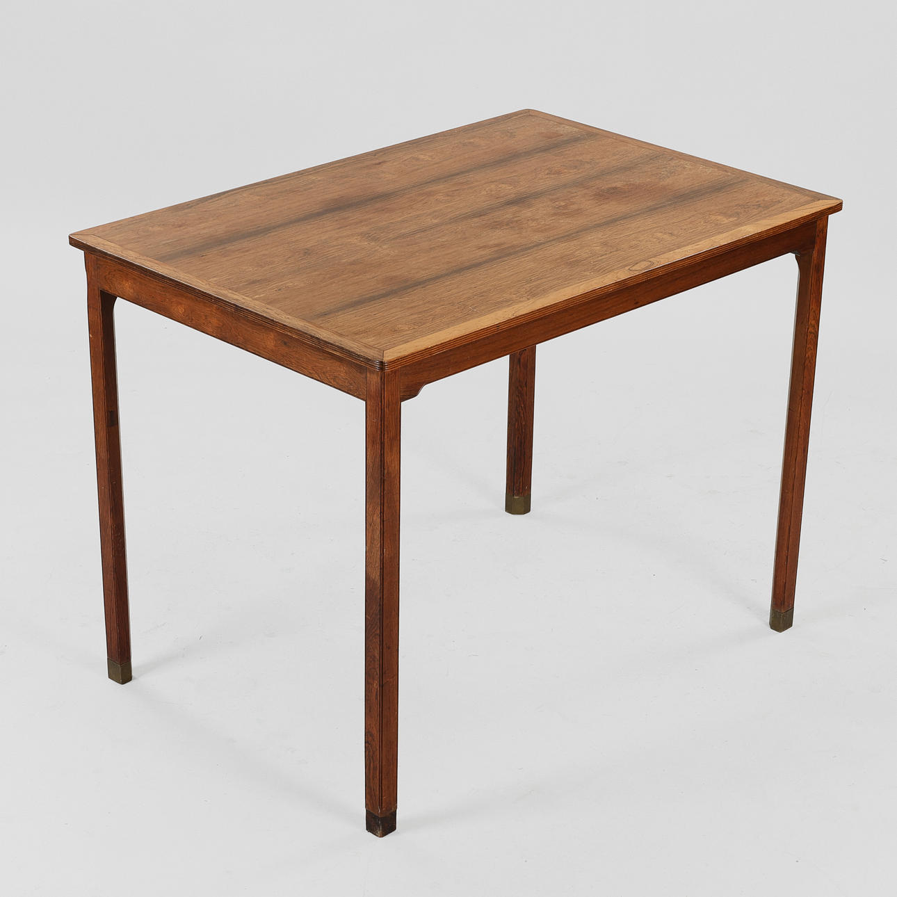 ATTRIBUTED TO A. J. IVERSEN. Rectangular rosewood table, 1950s.