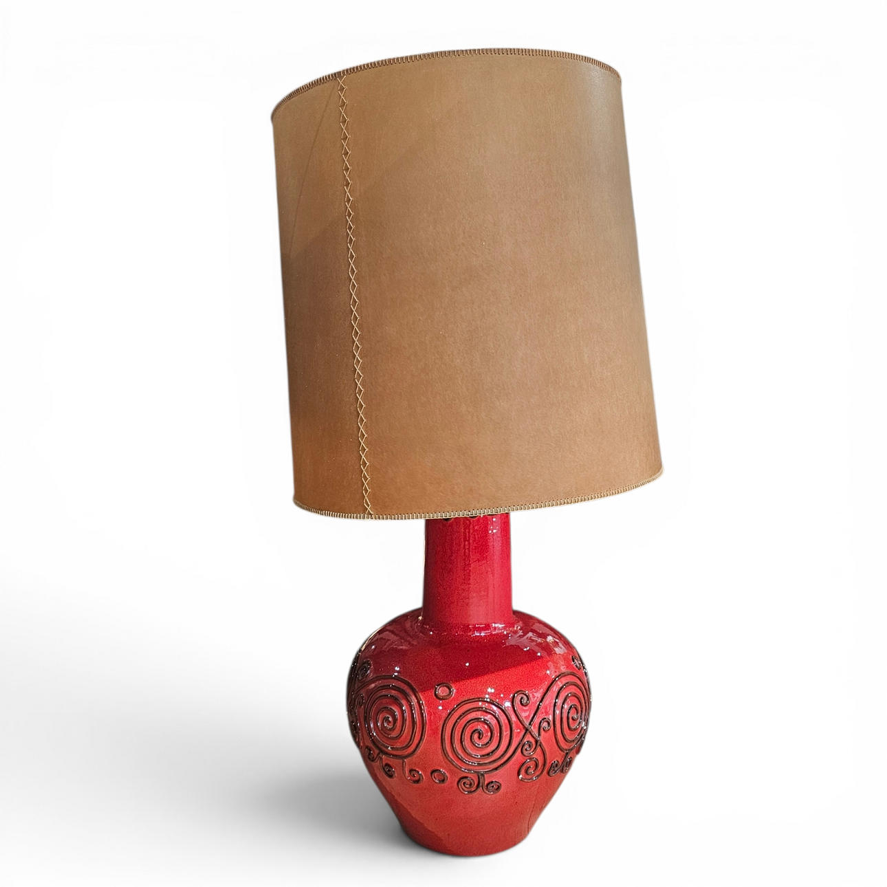 Table lamp in Manises ceramic.