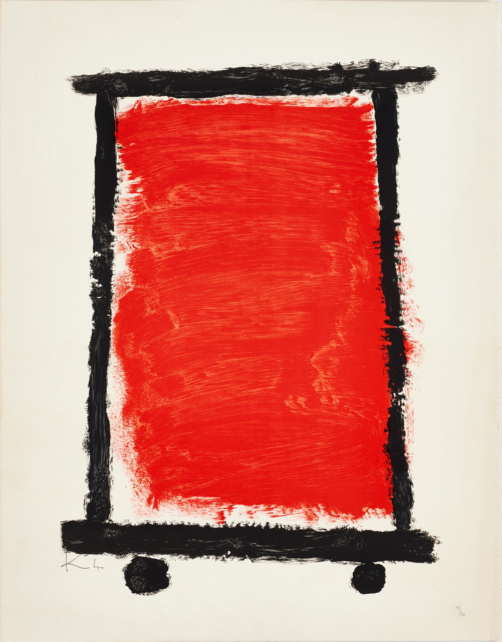 PAUL KLEE (1879-1940) EFTER. Abstrakt komposition, färglitografi 1974