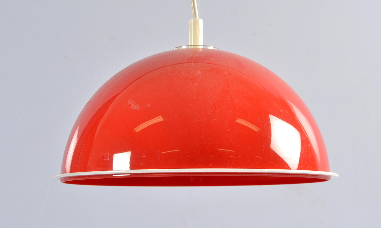 TAKLAMPA, plast, 1950/60-tal.