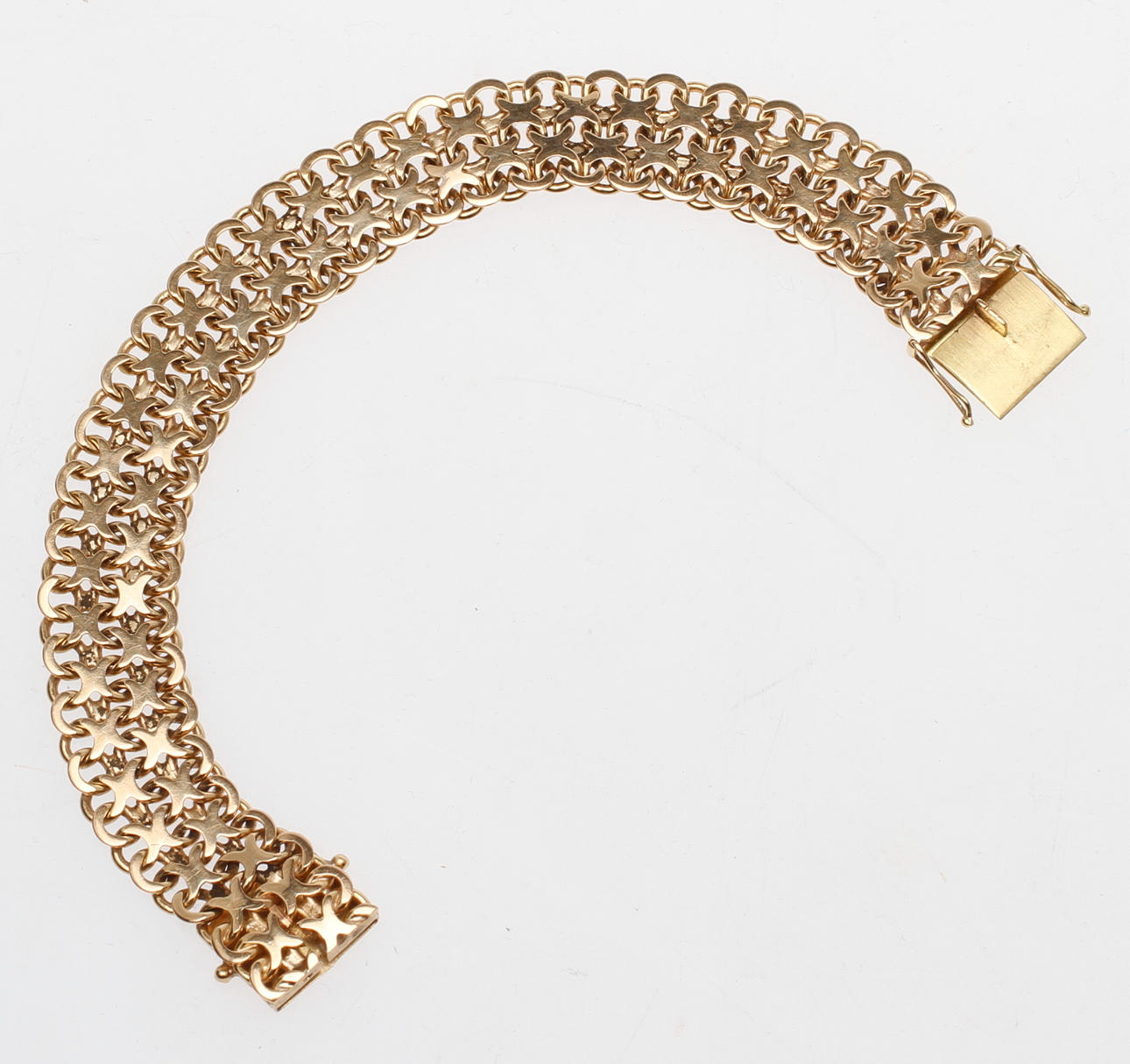 ARMBAND, 18k guld, vikt ca 31,6.