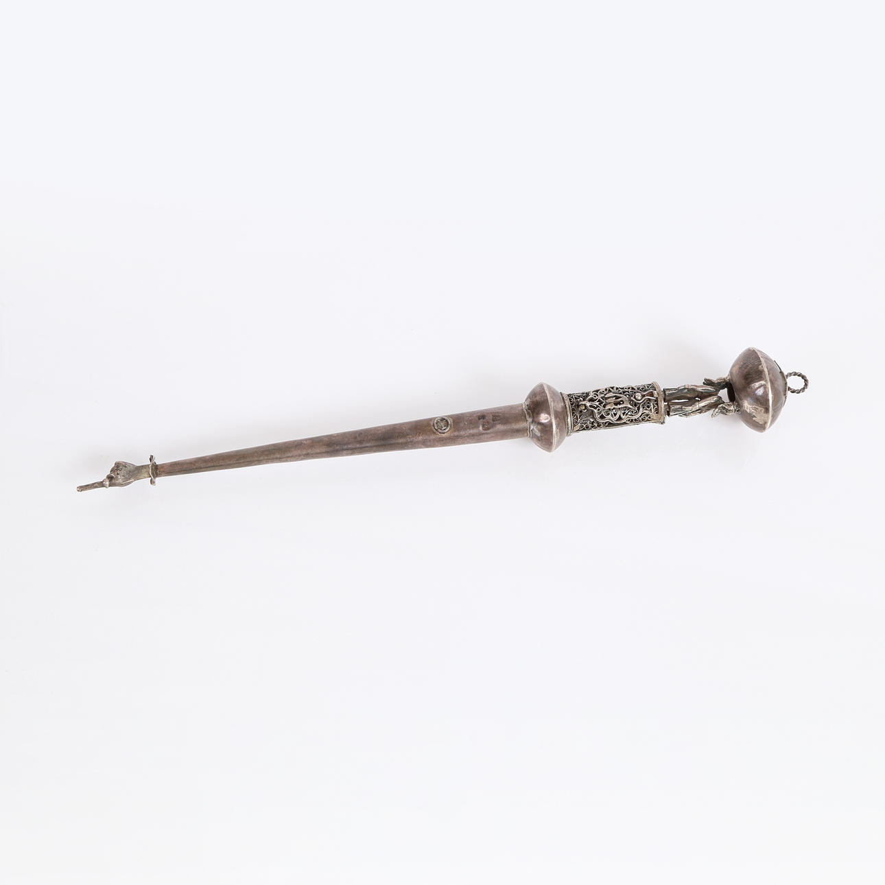 Russian Torah pointer / Yad in silver, 1867.
