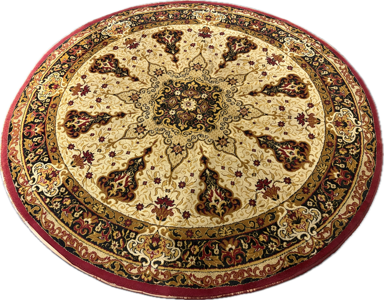 Oriental style wool carpet, 20th Century.
